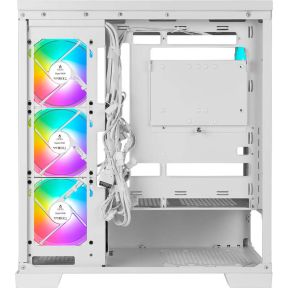 Cove Mid Tower ATX Case White - afbeelding 4