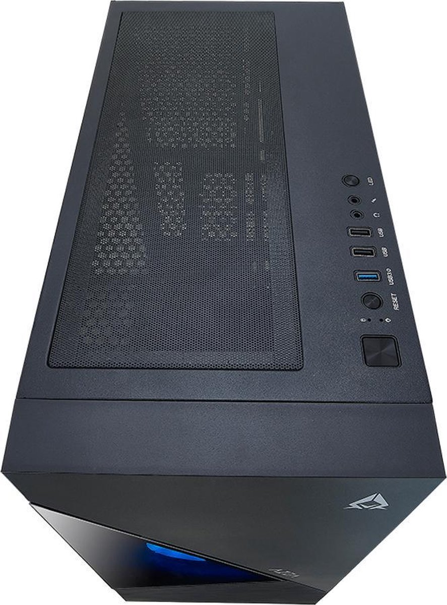 Azza Eclipse 440 Argb | Midi Tower Case | Zwart - afbeelding 2