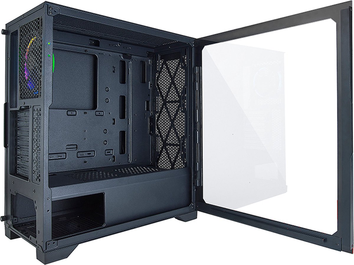 Azza Hive 450 Rgb | Midi Tower Case | Zwart - afbeelding 6