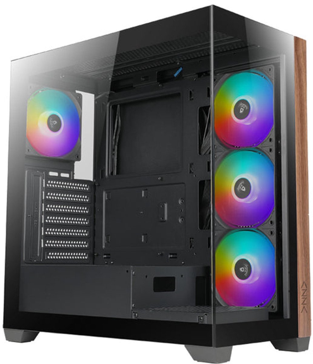 Azza Azza Neptun Midi Tower Zwart, Hout