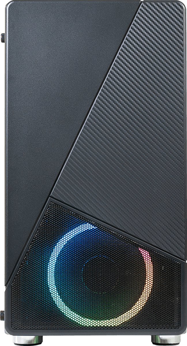 Azza Azza Noir 130 Rgb | Micro Tower Case | Zwart