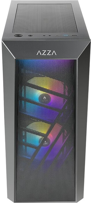 Azza sentinel midi tower zwart 2 orig - Azza Sentinel Midi Tower Behuizing