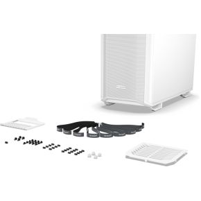 Dark Base 701 White, 565 X 249 X 523, 2Xusb3.2, 1Xusb-C 3.2Gen2, Hd-Audio, 3 Step Fan Controller, Argb Controller, 3X3,5, 4X2,5, Inc 3X 140 Mm Silent Wings 4, Argb Lighting Strips Front - afbeelding 5