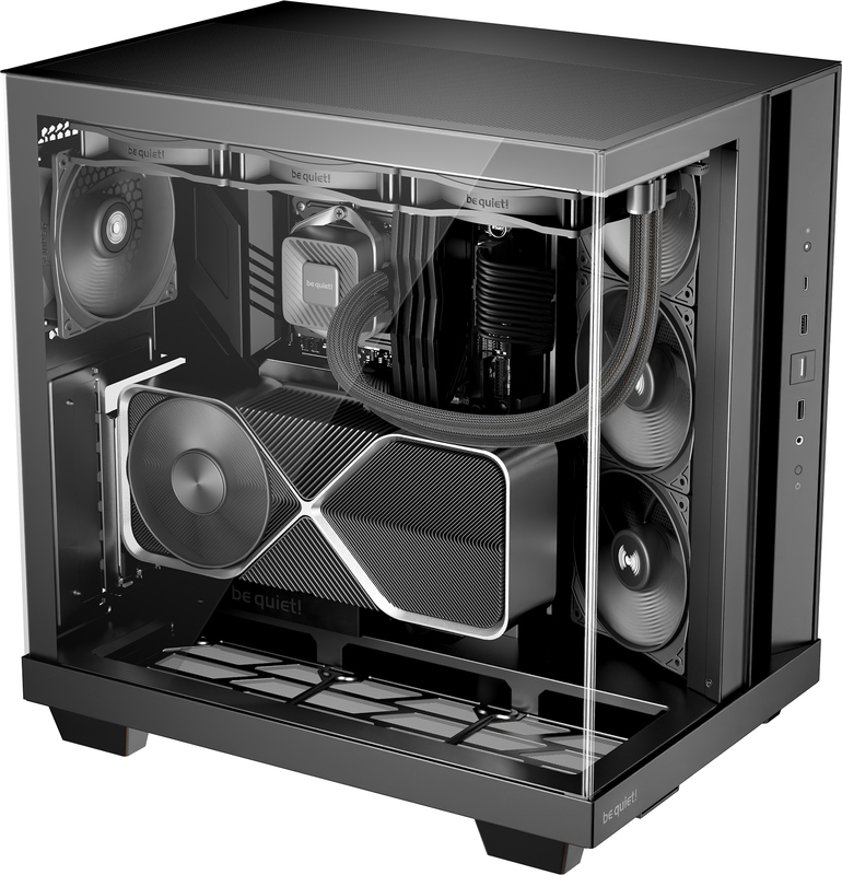 Be quiet light base 500 midi tower behu 3 orig - Be quiet! Light Base 500 Behuizing (Black)