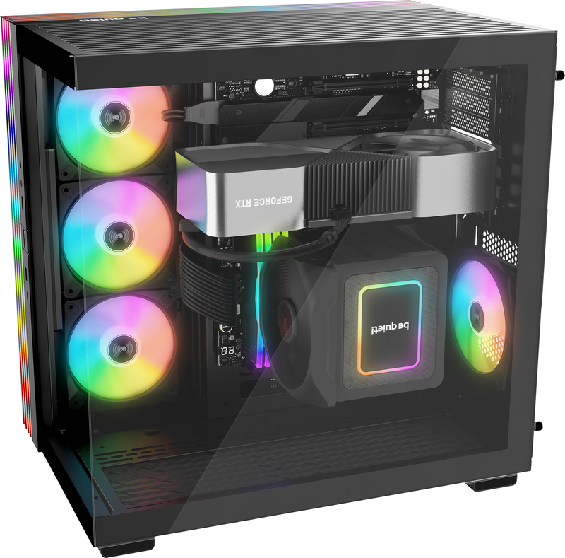 Be quiet light base 600 lx midi tower 16103 3 orig - Be quiet! Light Base 600 LX Behuizing (Black)