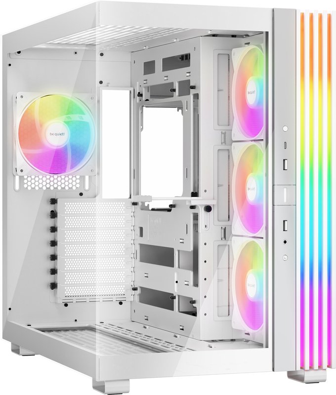 Be quiet light base 600 lx midi tower 17217 - Be quiet! Light Base 600 LX Behuizing (White)
