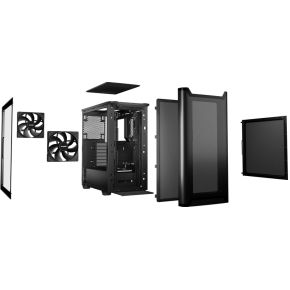 Be Quiet! Pure Base 501 Airflow Window Black Midi Tower Zwart behuizing - afbeelding 7