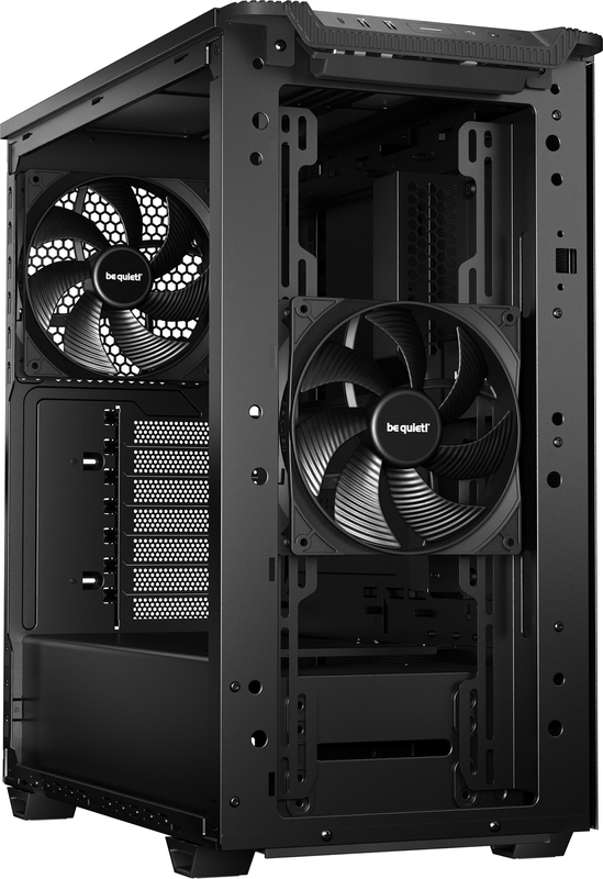 Be quiet pure base 501 airflow window m 2 orig - Be quiet! Pure Base 501 Window Black Airflow Behuizing