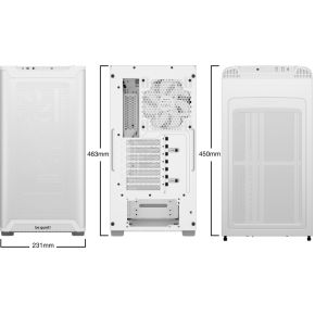 Be Quiet! Pure Base 501 Airflow Window White Midi Tower Wit behuizing - afbeelding 8