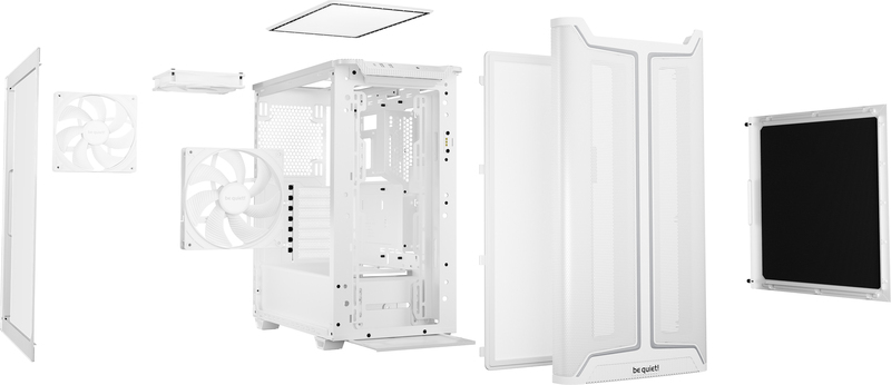Be quiet pure base 501 dx midi tower 17219 3 orig - Be quiet! Pure Base 501 DX Behuizing (White)