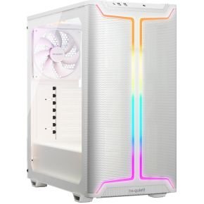 be quiet! Be Quiet! Pure Base 501 Dx White, 450 X 231 X 449, 1X Usb-C, 2X Usb 3.0, Hd Audio, 2X 3,5, 5X 2,5, Inc 3X 140 Mm Pure Wings 3, Mesh Front With Argb, Tg Side