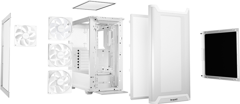 Be quiet pure base 501 lx midi tower 17216 3 orig - Be quiet! Pure Base 501 LX Behuizing (White)