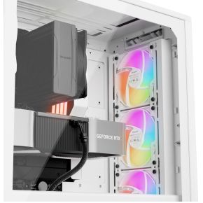 4260052192863Be Quiet! Pure Base 501 Lx White, 450 X 231 X 449, 1X Usb-C, 2X Usb 3.0, Hd Audio, 2X 3,5, 5X 2,5, Inc 3X 120 Mm / 1X 140Mm Light Wings Lx Pwm, Mesh Front, Tg Side, Argb-Pwm Hub - afbeelding 6