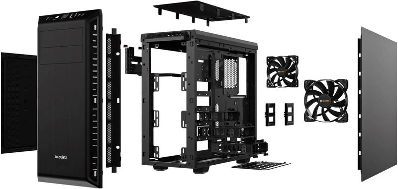 Be quiet pure base 600 midi tower behui 4 orig - be quiet! Pure Base 600 Behuizing (Black)