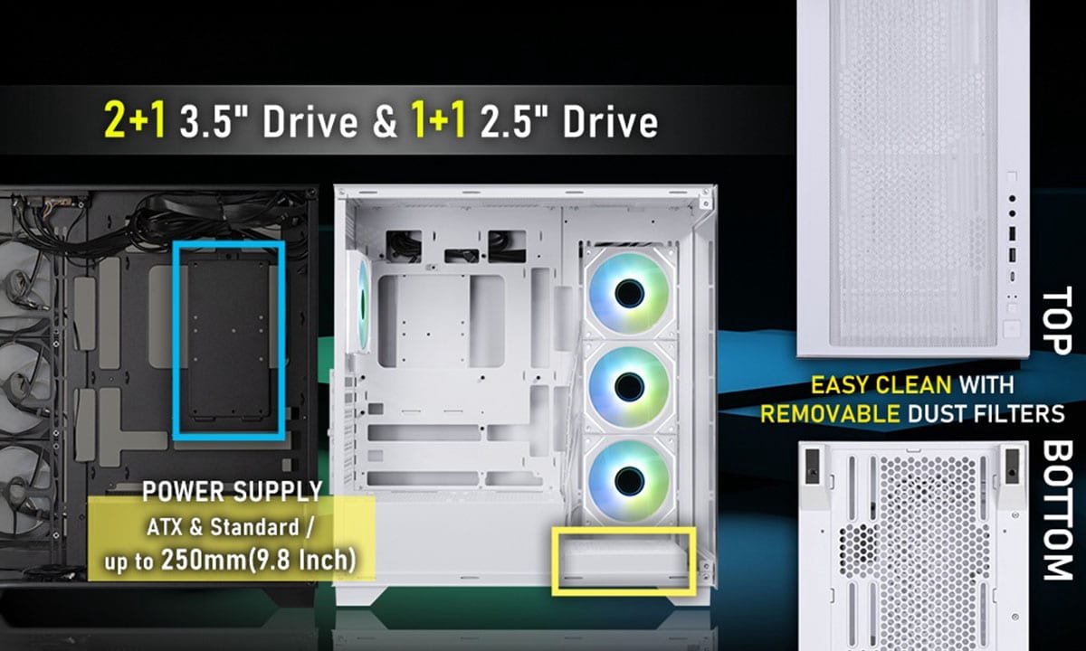 Ceto Premium Edition Black (850W 80+ Bronze PSU Bundle) - afbeelding 6