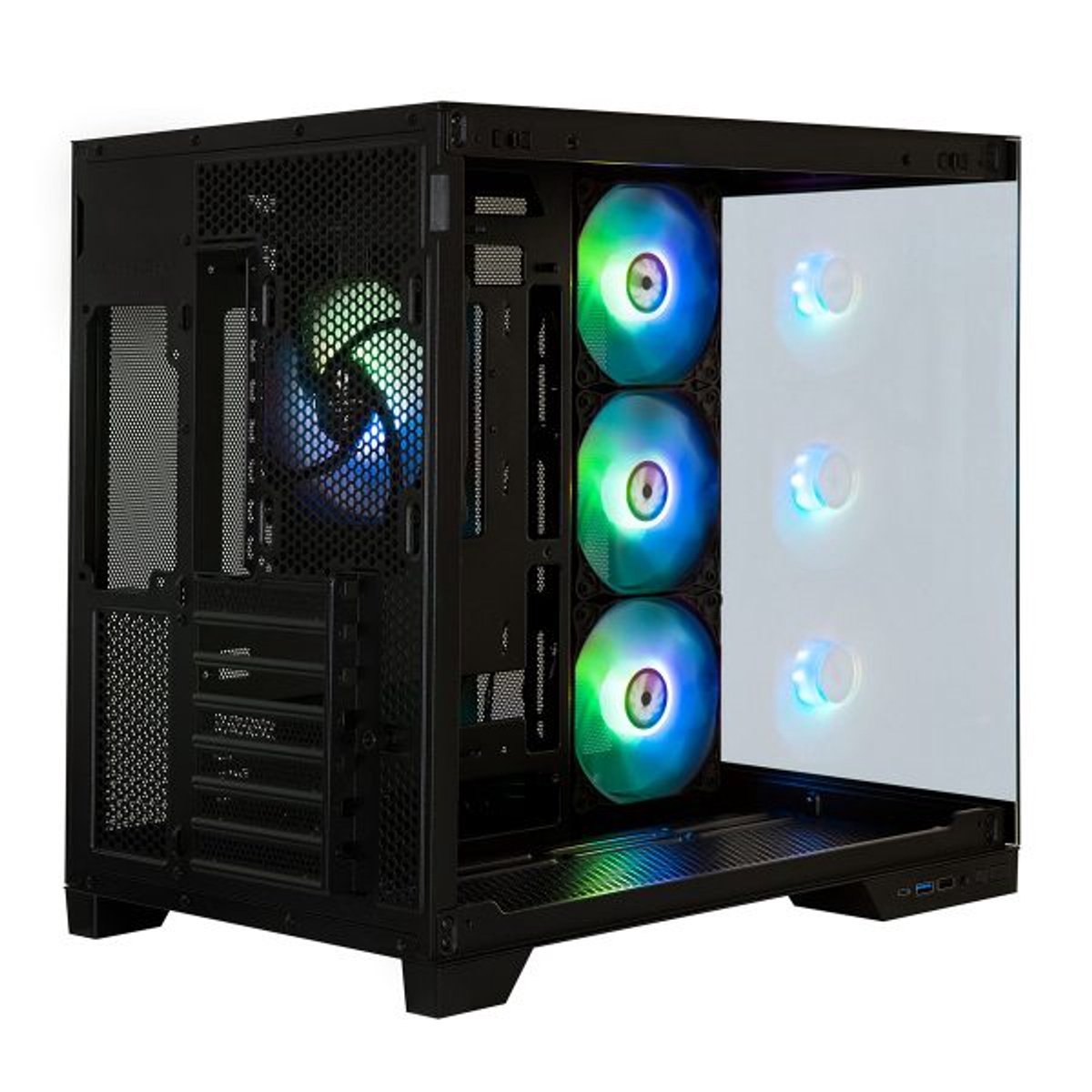 MH100 ARGB Tempered Glass Mid Tower (inc. 750W 80+ Bronze PSU) - afbeelding 7