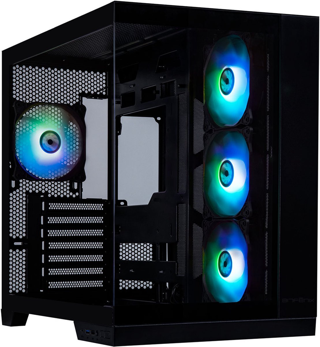 BitFenix Bitfenix Mh100 Argb Gehard Glas Usb 3.1 Mid Tower Bpab 750W 80+ Bronze Atx Gaming Behuizing
