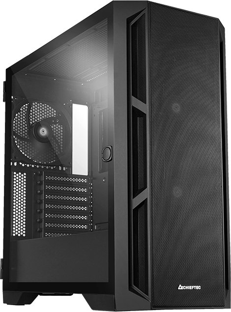 Chieftec apex air midi tower behuizing - Chieftec APEX AIR GA-01B-M-OP ATX Midi Tower Behuizing (Black)