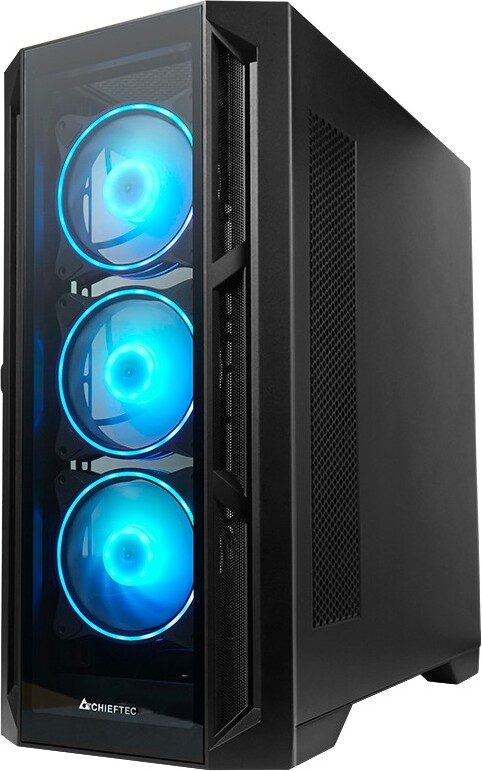 Chieftec apex midi tower behuizing 2 orig - Chieftec APEX GA-01B-TG-OP ATX Midi Tower Behuizing (Black)
