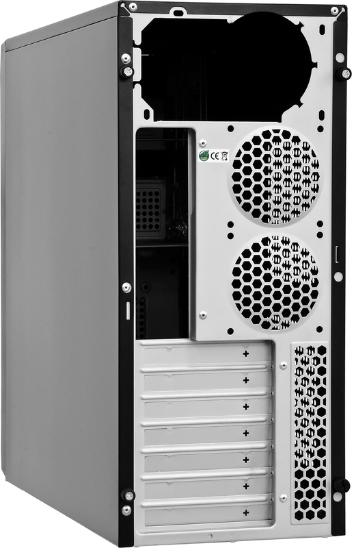 Chieftec cg 04b 0p midi tower behuizing 4 orig - Chieftec CG-04B-OP computerbehuizing Midi-Toren Zwart Behuizing