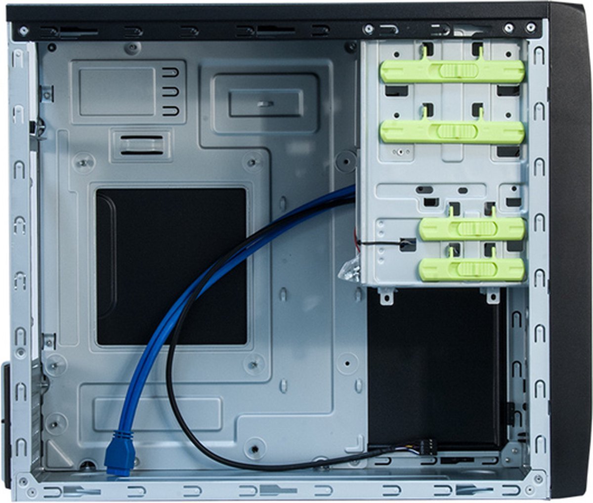 Chieftec Ct-04B-Op Computerbehuizing Mini Tower Zwart - afbeelding 2