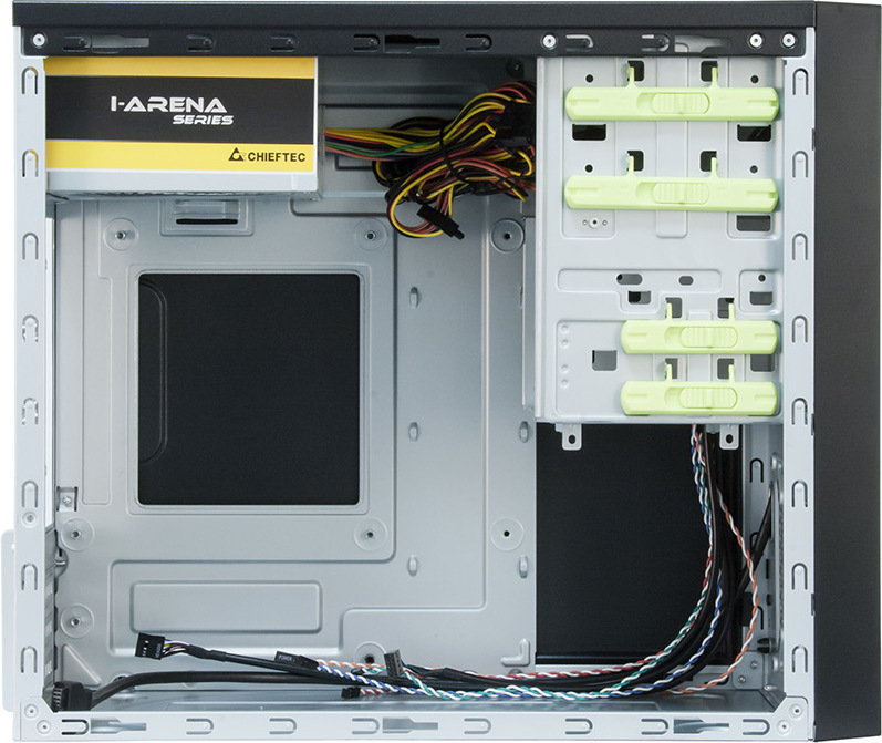 Chieftec mesh miditower ct 01b 350gpb m 2 orig - Chieftec Mesh MidiTower LCX-01SLSLB Silver 400W Behuizing