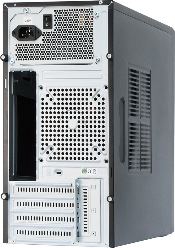 Chieftec mesh miditower ct 01b 350gpb m 4 orig - Chieftec Mesh MidiTower LCX-01SLSLB Silver 400W Behuizing