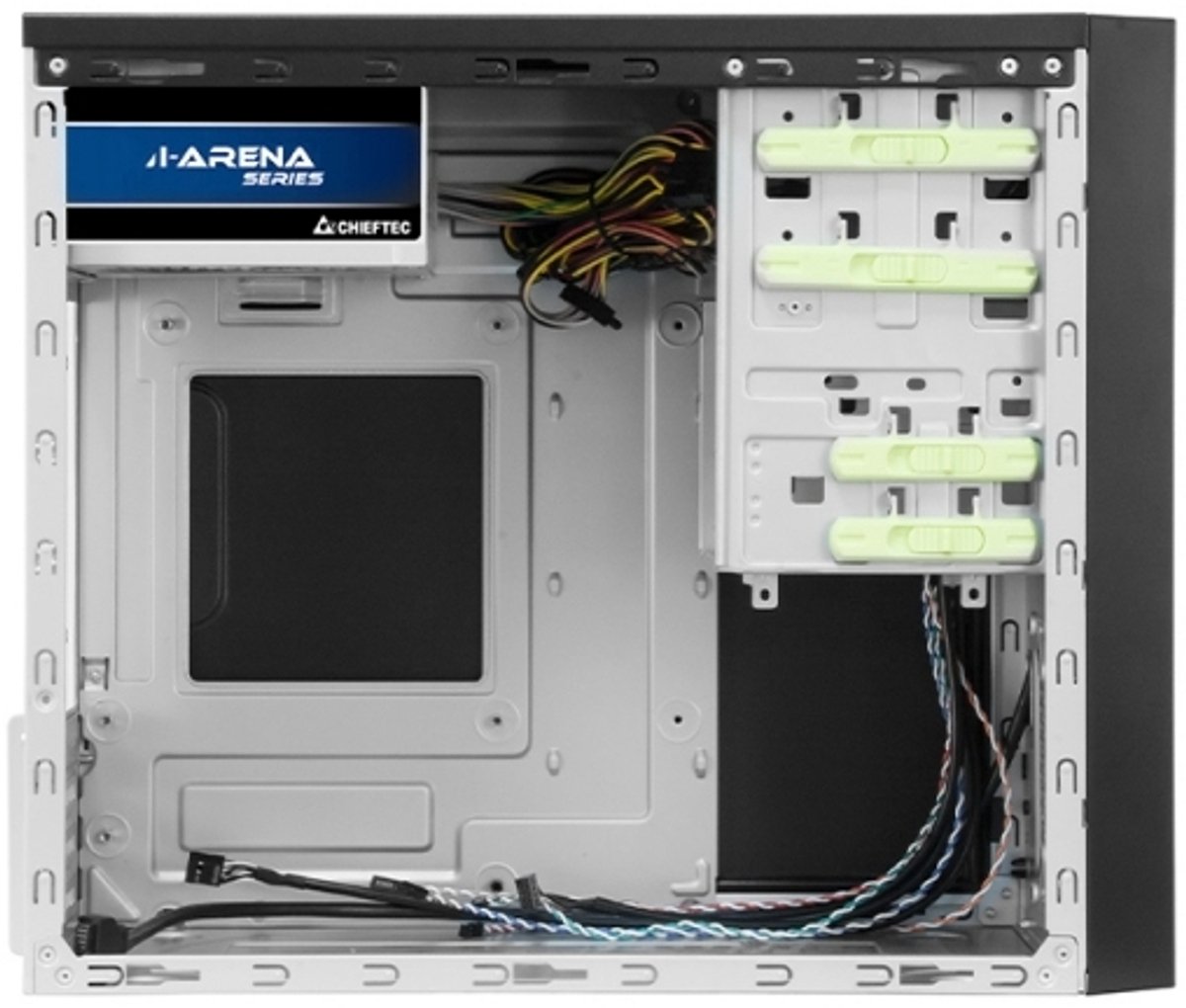 Chieftec Mesh Miditower Lcx-01Slslb Zilver 400 W behuizing - afbeelding 4