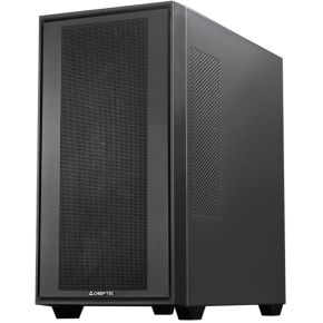 Chieftec Midi Tower Gs-03B-Blk-Op, Schwarz Zwart behuizing - afbeelding 3