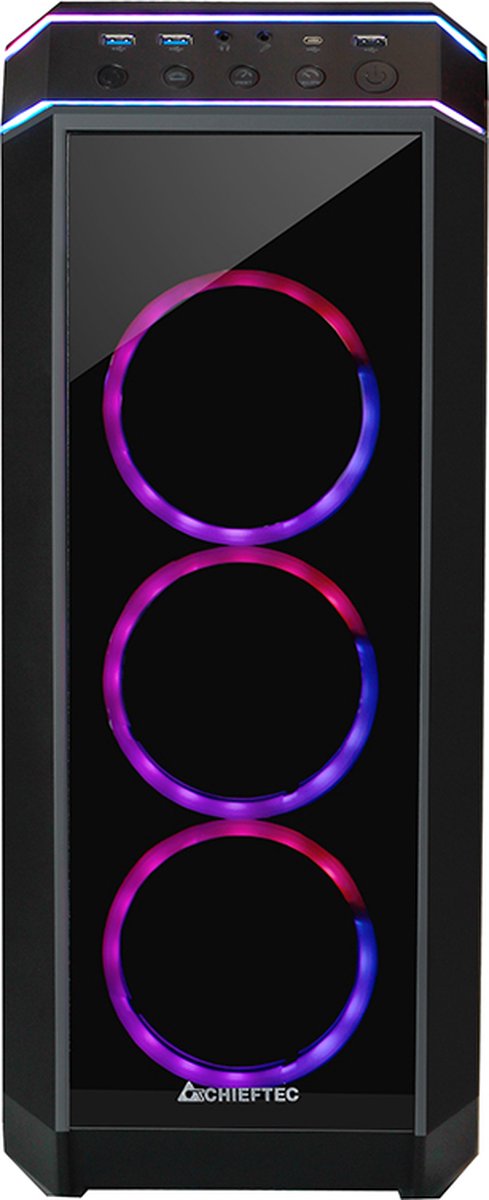 Chieftec Stallion Ii Midi Tower Zwart behuizing - afbeelding 4