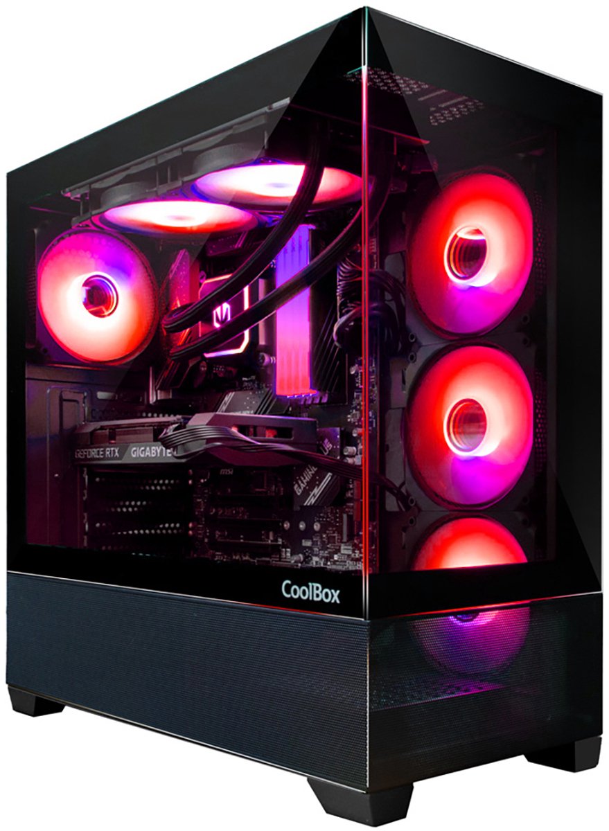 Coolbox Ga250 Vision Tower Zwart behuizing - afbeelding 2