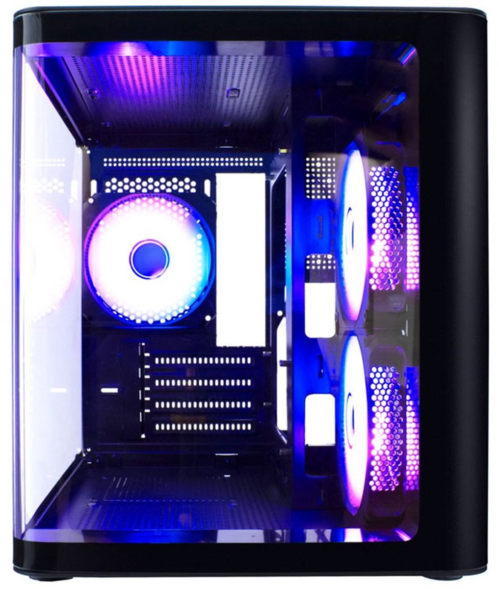 Coolbox Gm100 Vision Pc-Behuizing Zwart - afbeelding 4