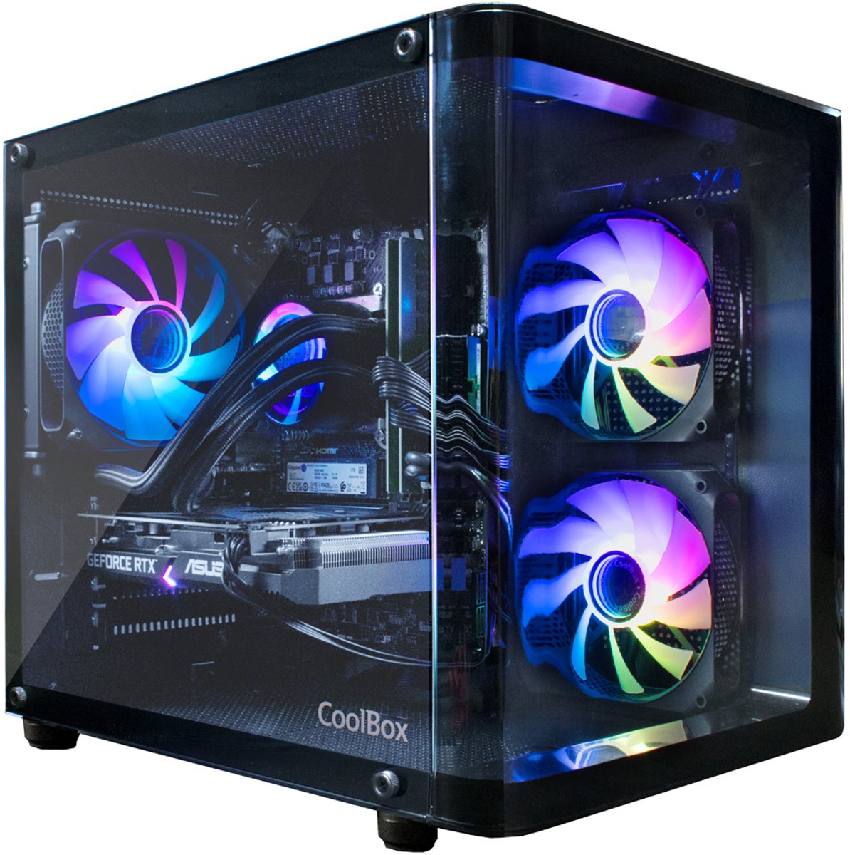 Coolbox Gm100 Vision Pc-Behuizing Zwart - afbeelding 5