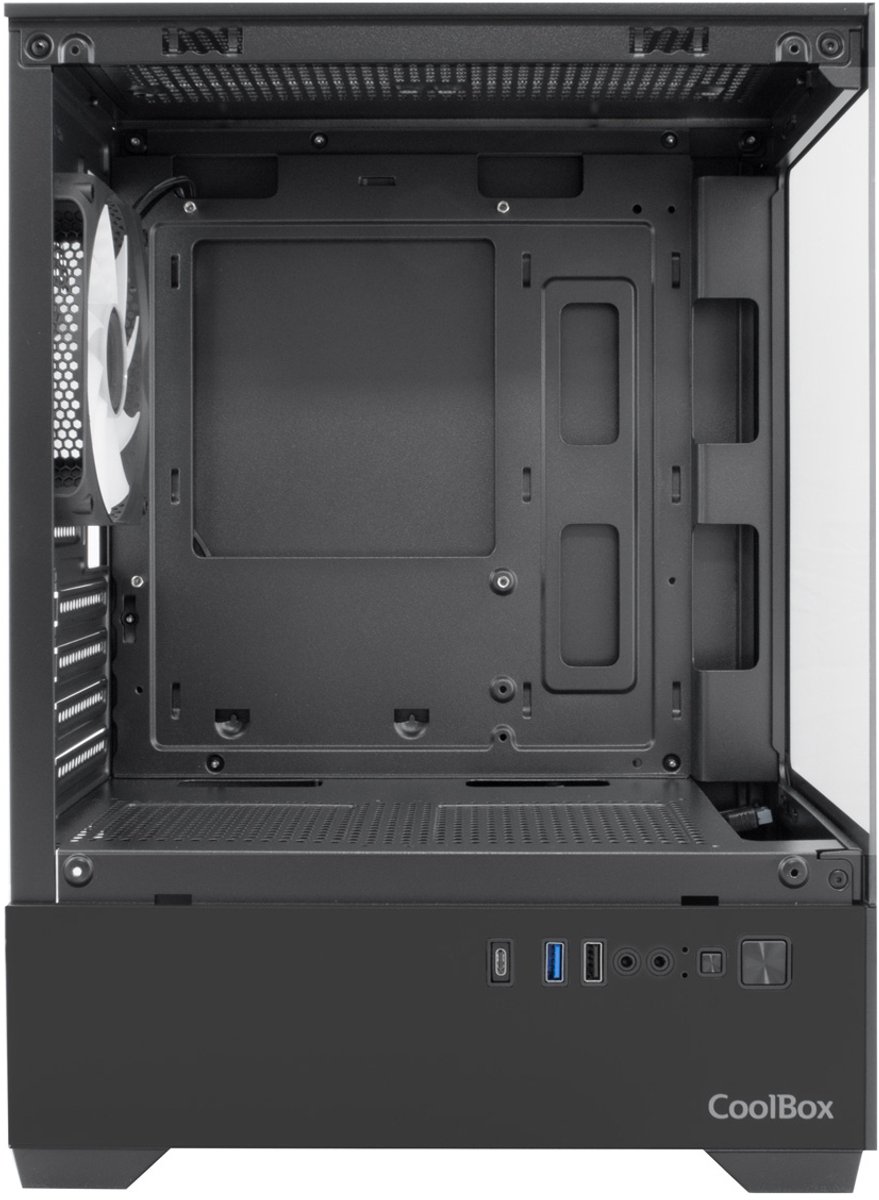 Coolbox gm200 vision lite micro tower 5255155 4 orig - CoolBox GM200 Vision Lite Micro Tower Behuizing Zwart