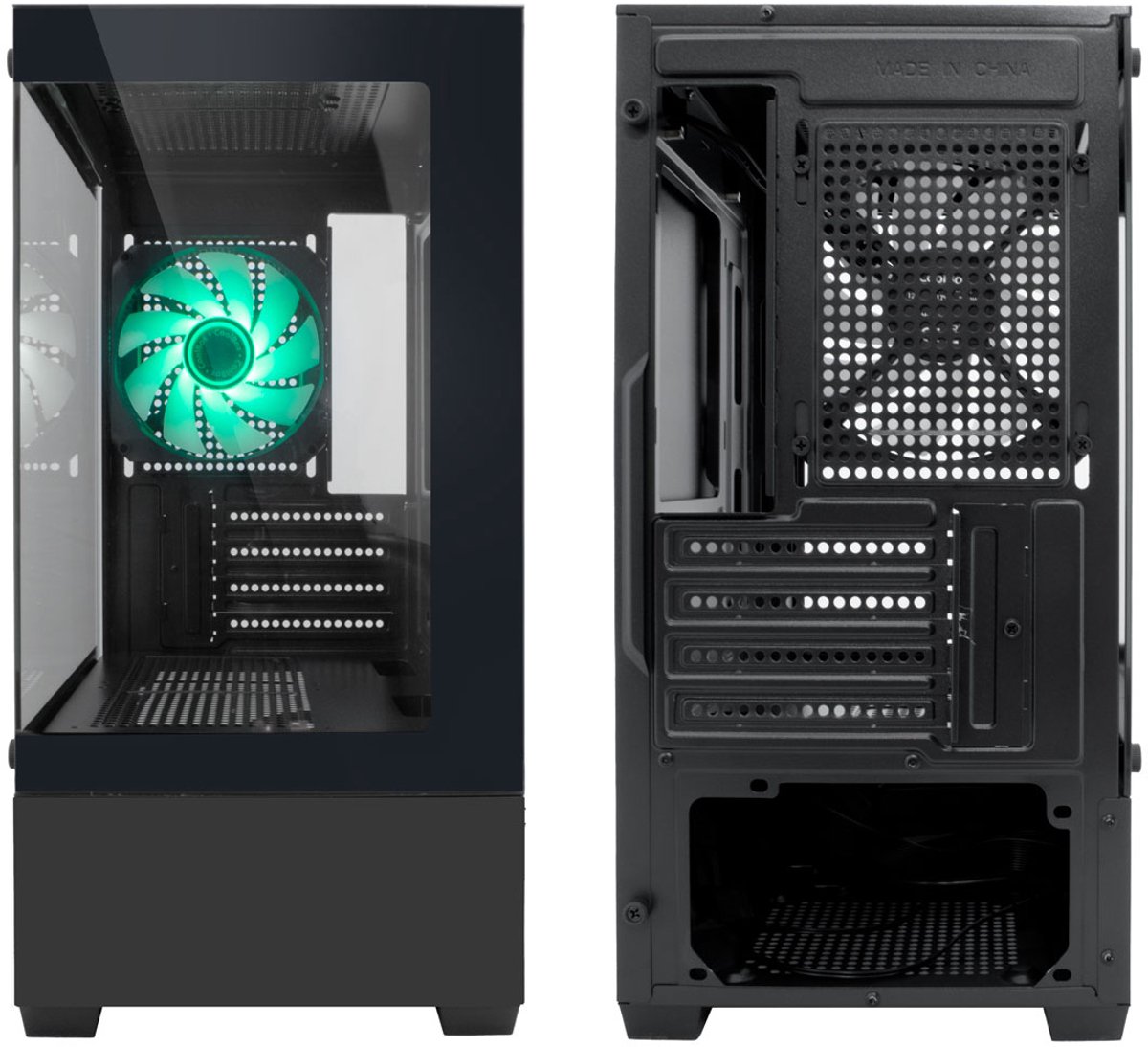 Coolbox gm200 vision lite micro tower 5255155 5 orig - CoolBox GM200 Vision Lite Micro Tower Behuizing Zwart