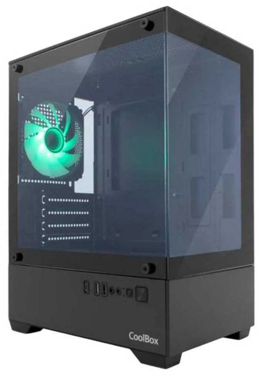 Coolbox gm200 vision lite micro tower 5255155 7 orig - CoolBox GM200 Vision Lite Micro Tower Behuizing Zwart