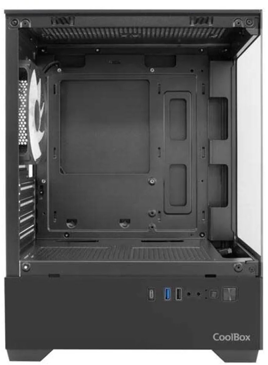 Coolbox gm200 vision lite micro tower 5255155 8 orig - CoolBox GM200 Vision Lite Micro Tower Behuizing Zwart