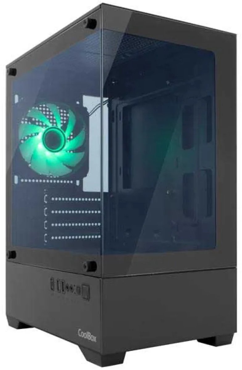 Coolbox gm200 vision lite micro tower 5255155 9 orig - CoolBox GM200 Vision Lite Micro Tower Behuizing Zwart
