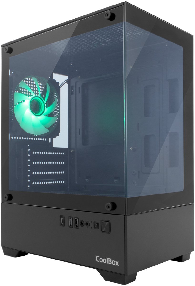 Coolbox Gm200 Vision Lite Micro Tower Zwart behuizing