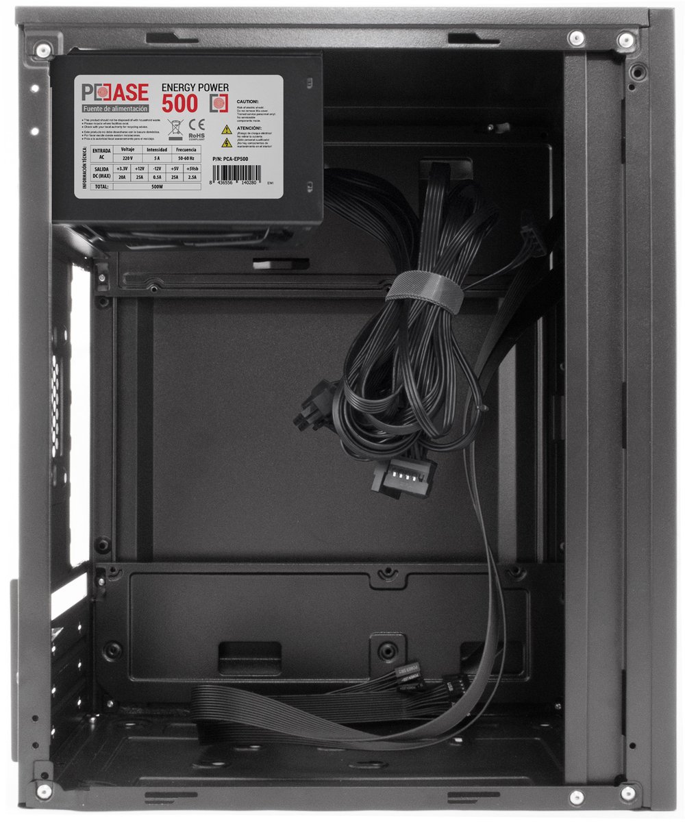 Pcc-Mpc45-1 Computerbehuizing Desktop Zwart Behuizing - afbeelding 5