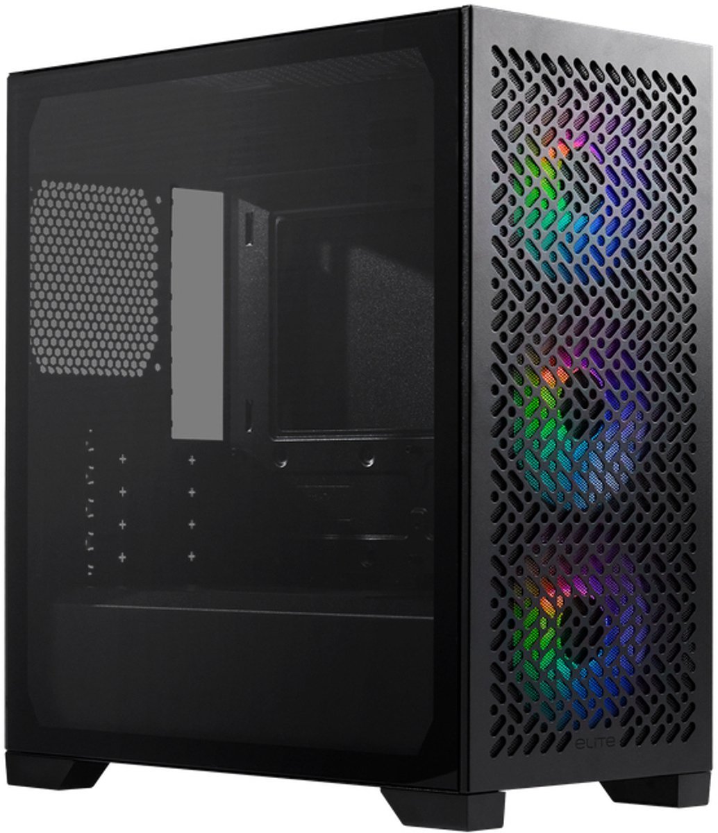 Cooler Master Elite 302 Mini Tower Zwart behuizing