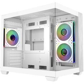 Cooler Master Elite 481 Wood - Wit behuizing