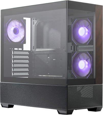 Cooler master elite 690 wood midi tower behu 4 orig - Cooler Master Elite 690 Wood Behuizing (Black)