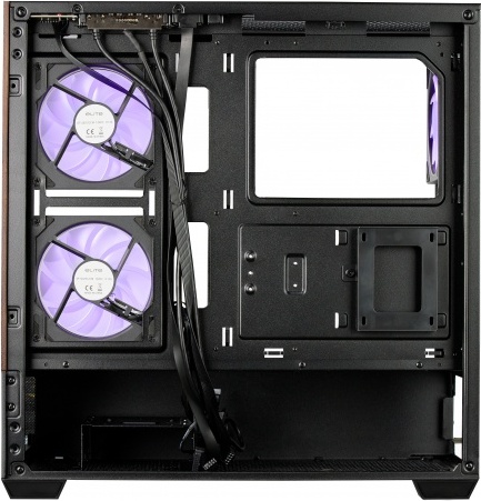 Cooler master elite 690 wood midi tower behu 5 orig - Cooler Master Elite 690 Wood Behuizing (Black)
