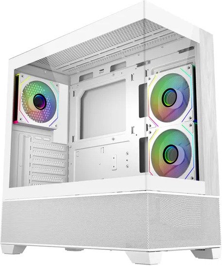 Cooler master elite 690 wood wit - CoolerMaster Elite 690 Wood Behuizing (White)