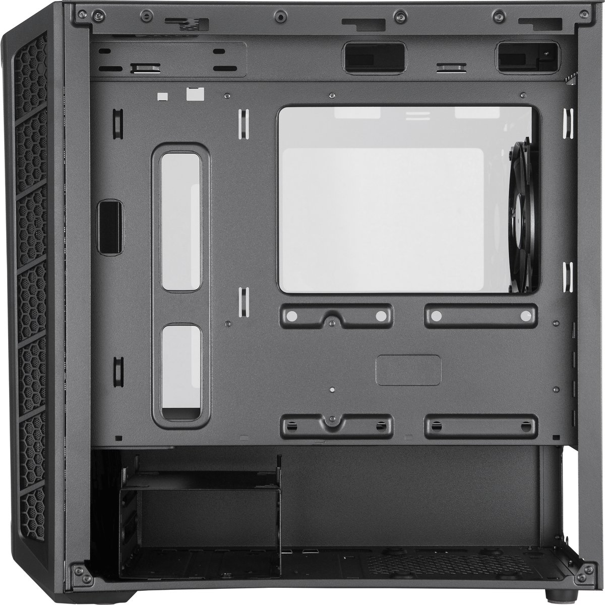 MasterBox MB311L Mini Tower Case - Black - afbeelding 2