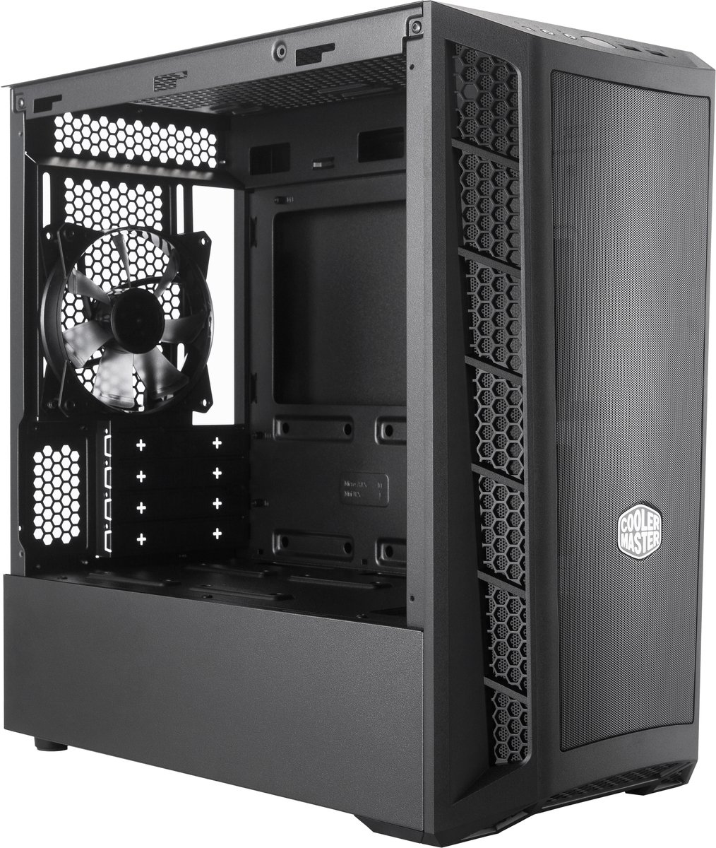 MasterBox MB311L Mini Tower Case - Black - afbeelding 3
