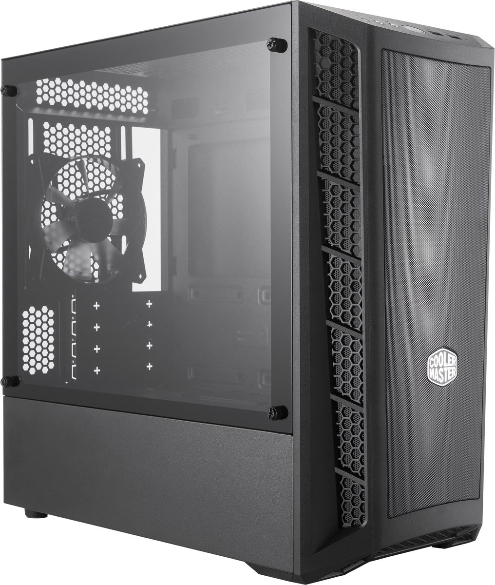 MasterBox MB311L Mini Tower Case - Black - afbeelding 6