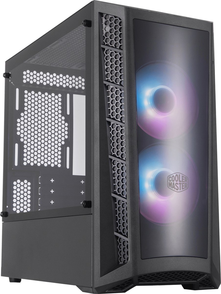 Cooler Master Masterbox Mb320L Argb Mini Tower Zwart behuizing