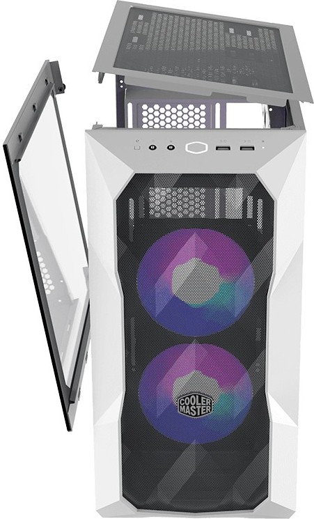Cooler master masterbox td300 mesh white 2 orig - Cooler Master MasterBox TD300 Mesh Behuizing (White)